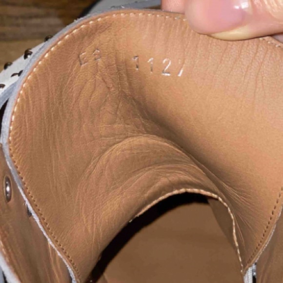 Givenchy Gray Elegant Studded Suede Ankle Boots 37 - Picture 3 of 14